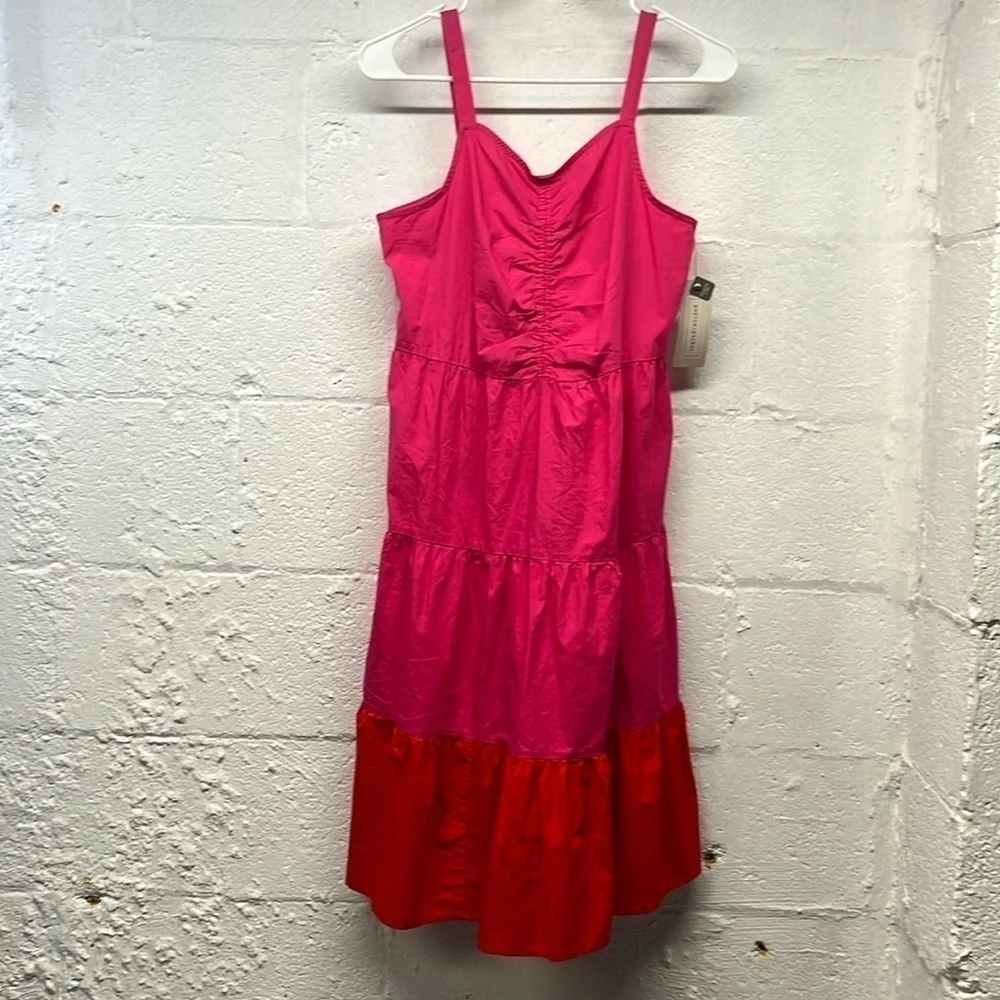 NEW Peyton &Parker Dress pink and red Size 14.5/16.5 large